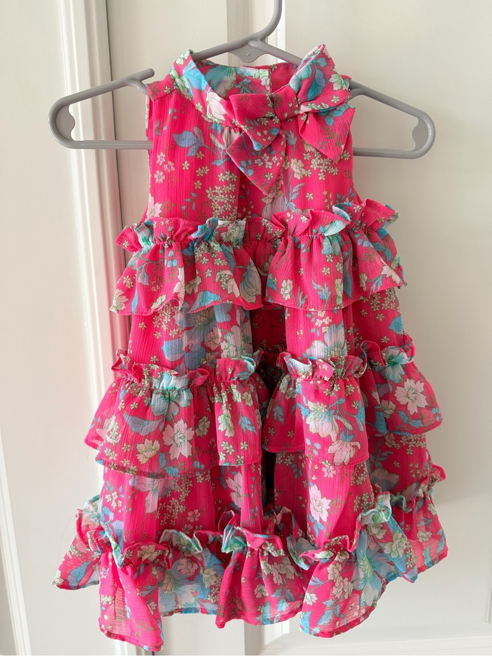 Janie and Jack Floral Ruffle Sundress